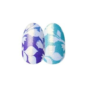 Color Street HONOR LIFE Hospice Care Awareness Shimmer Teal Purple Leaves Set